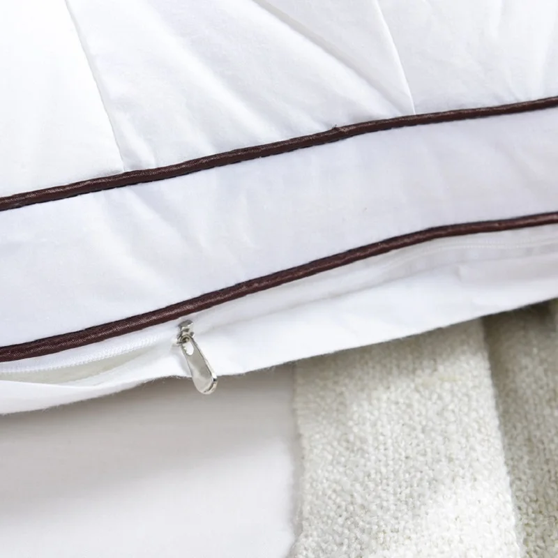 Подушка из белого утиного/гусиного пуха супер мягкая подушка для шеи стандартная