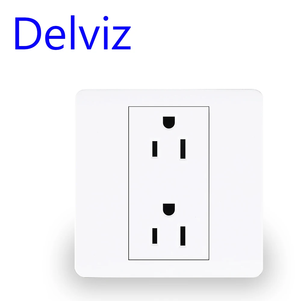 Стандартная розетка Delviz стандарта сша универсальная для американского дома с