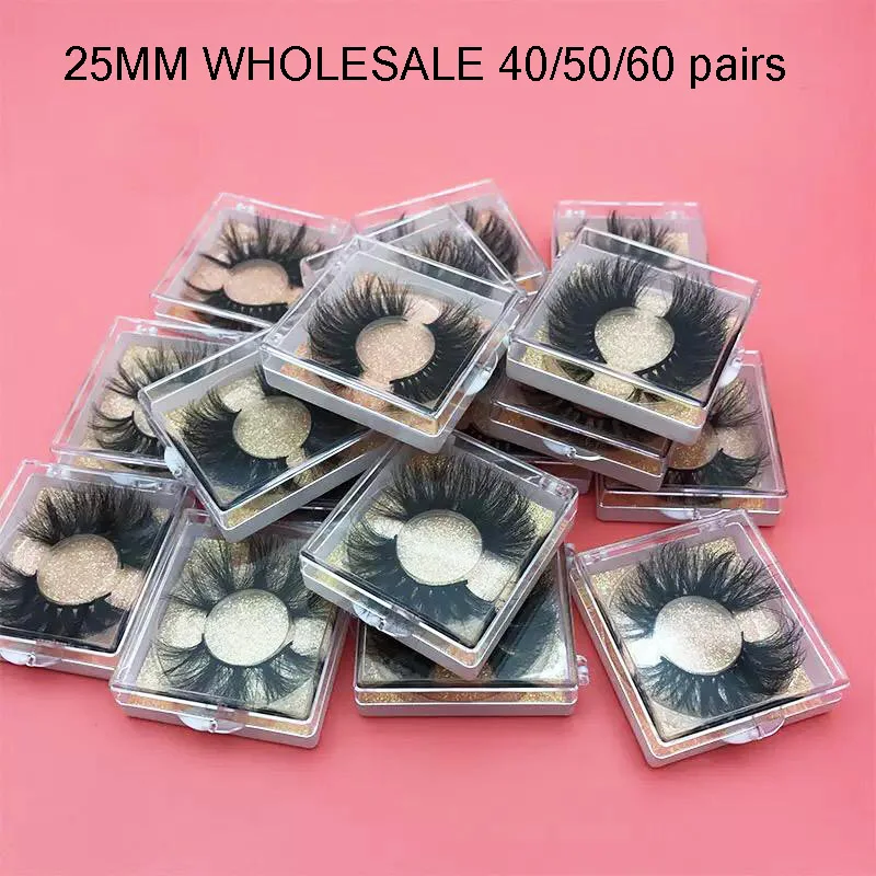 

40/50/60 шт оптом MIKIWI 25 мм 3D норковые ресницы натуральные мягкие норковые ресницы оптовая продажа накладных ресниц Накладные ресницы для макия...