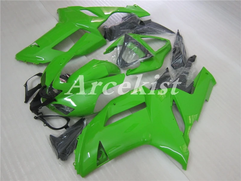 

NEW ABS Whole Fairings Kit Fit for Kawasaki Ninja ZX-6R 6R 636 2007 2008 07 08 Bodywork set Green glossy Nice