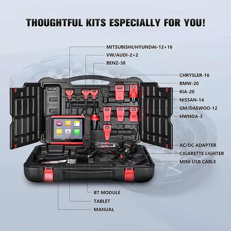 Autel MaxiCOM MK906BT диагностический инструмент Bluetooth сканер автоматический ЭБУ