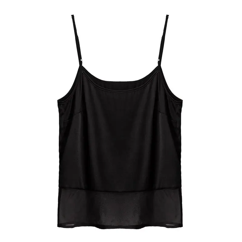 

Spring and Summer Silk Suspender Waistcoat with White Bottom Vest Tops AAA Quality