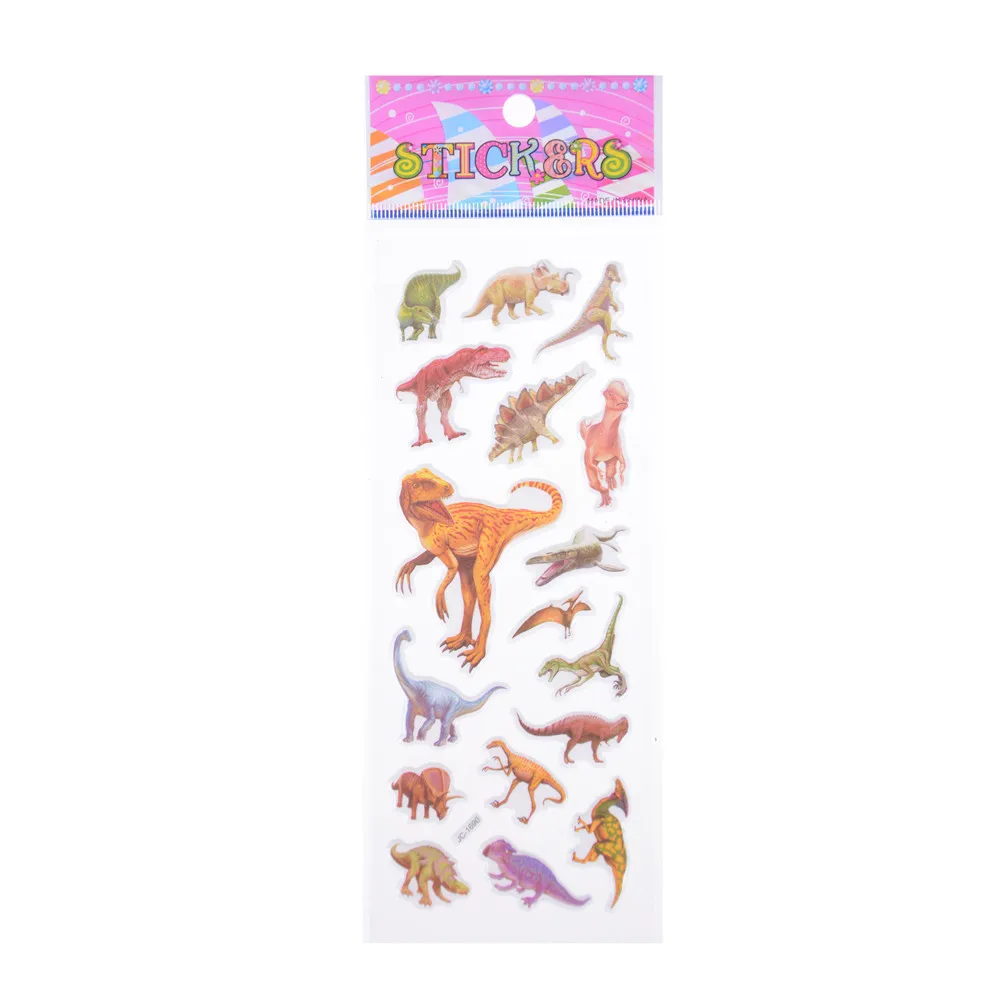 10pcs Random 3D cartoon mini fridge laptop dimensional Jurassic dinosaur stickers for kids toys home wall decor | Мобильные телефоны