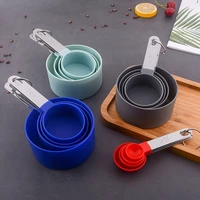 4pcs5pcs10pcs multi purpose spoonscup measuring tools pp baking accessories stainless steelplastic handle kitchen gadgets