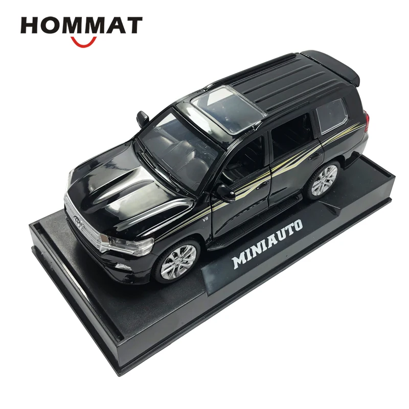 Модель автомобиля HOMMAT 1:32 Toyota Land Cruiser SUV из металлического сплава игрушечная