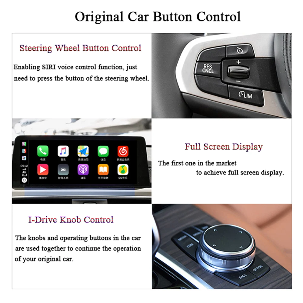 Беспроводной модуль кодировщика CarPlay для BMW 2013 2017 NBT X1 X2 X3 X4 X5 mini Android Автомобильная