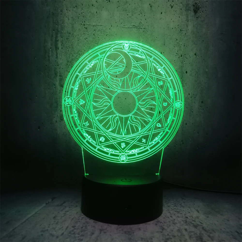 Волшебный набор для девочек 3d лампа USB разноцветный Ночной светильник