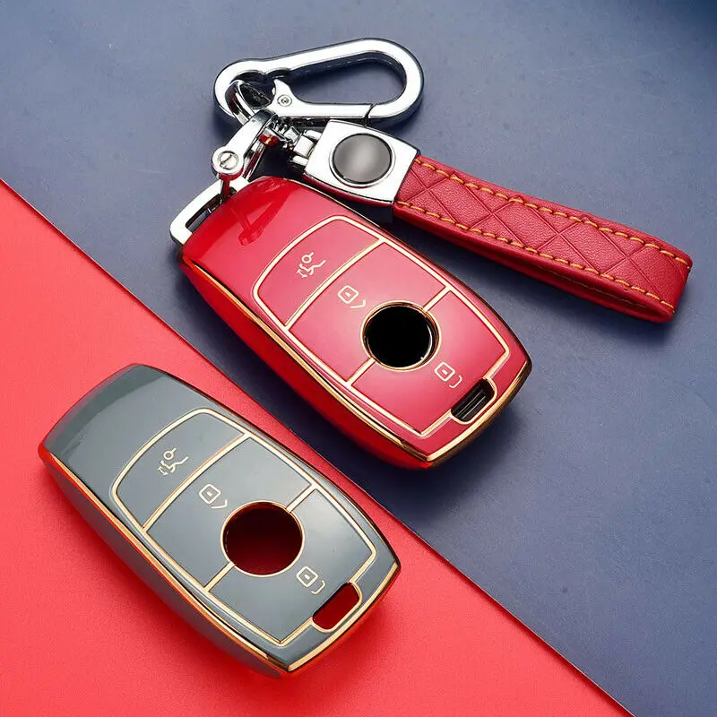 ТПУ чехол для автомобильного ключа дистанционного управления Mercedes Benz A C E S G Class GLC
