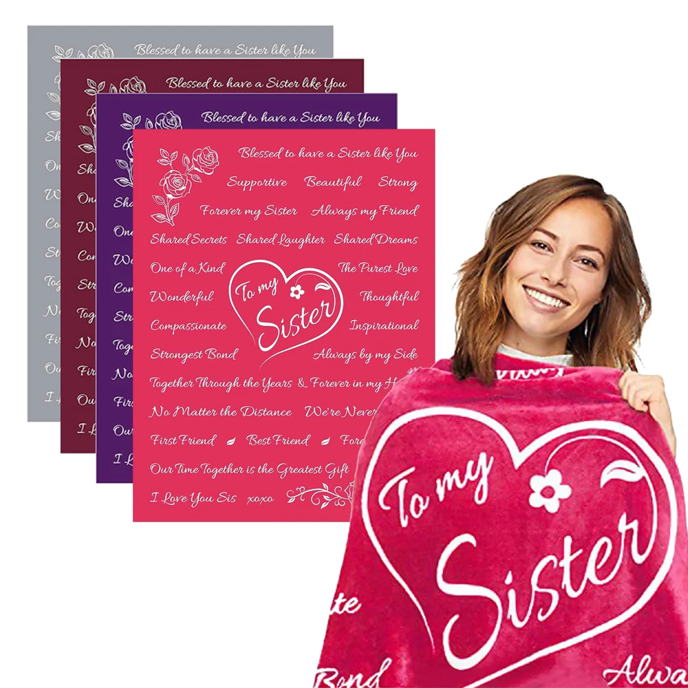 

Индивидуальное одеяло s подарок для сестры, одеяло с надписью и надписью, одеяло для сестры, подарок на день рождения, 3D Фланелевое теплое од...