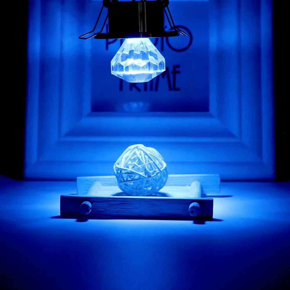 Мини Светодиодный точечный светильник Алмазный потолочный 1 Вт 3 AC85-265V для шкафа