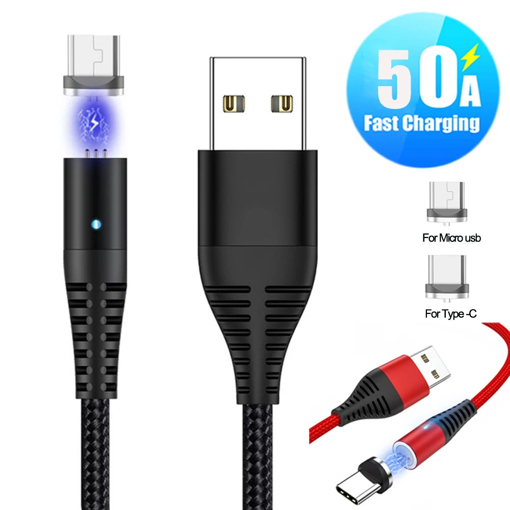 Магнитный кабель для быстрой зарядки samsung Note 10360 ° 5A type-C Micro USB huawei mate 30 P30 Pro |