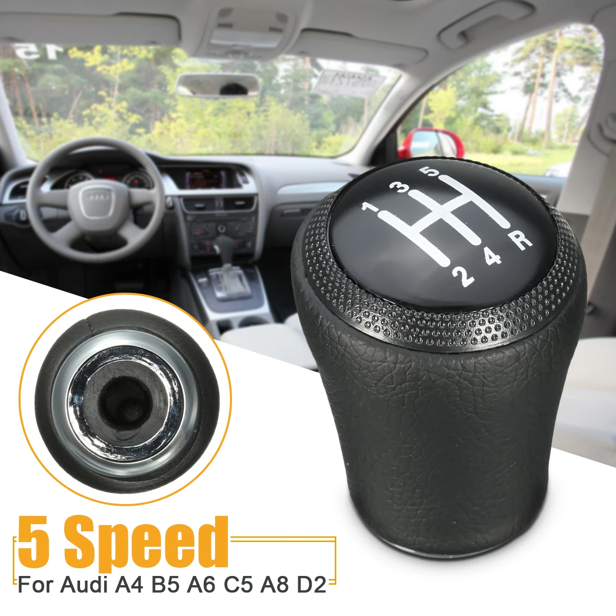Ручка переключения передач с 5 скоростями рычаг для Audi A4 B5 1994 2001 A6 C5 97 A8 D2 1995