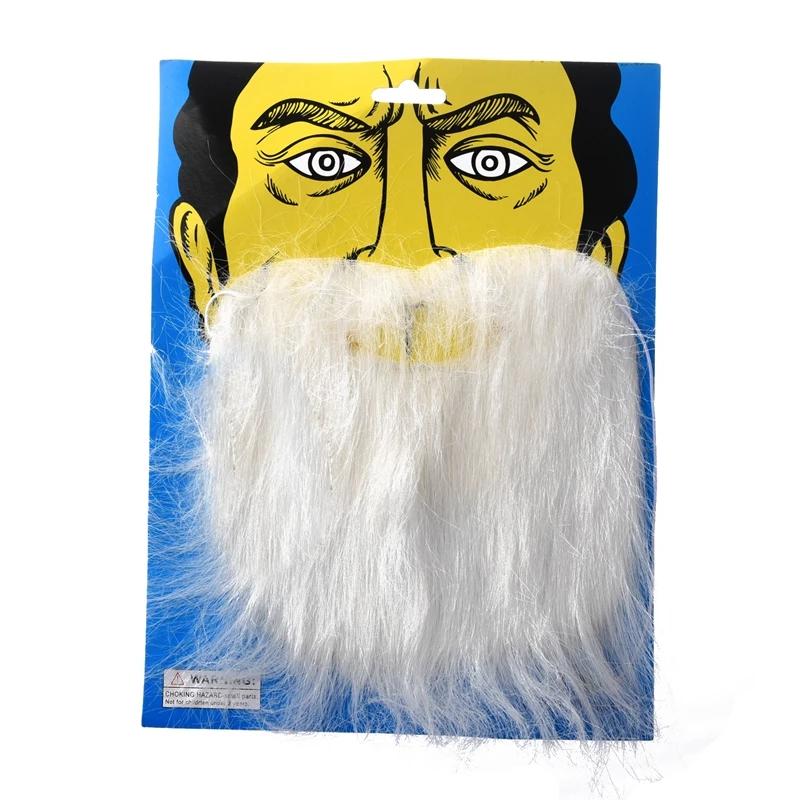 

Long white false beard for Christmas celebration costume party