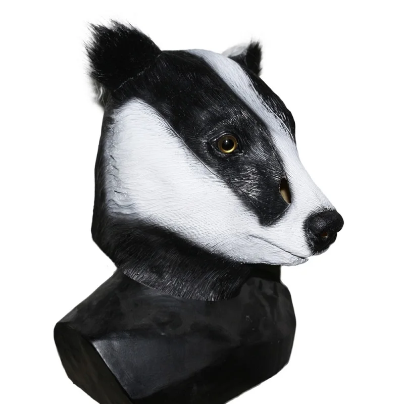 

Latex Full Head Animal Popular Cosplay Badger Fancy Dress Up Carnival Mask