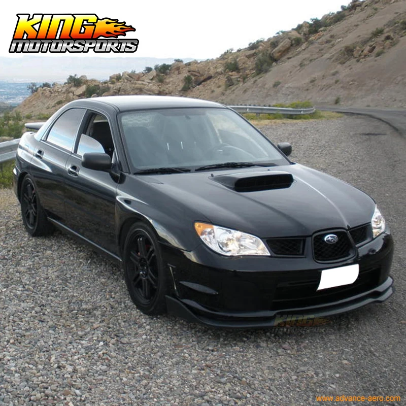 Подходит для 06-07 Subaru Impreza Wax 4D CS спортивный стиль черный поли пропилен передний
