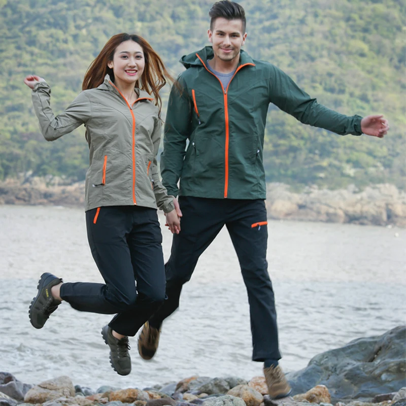 

Summer Autumn Outdoor Sport Hiking Camping Fishing Sets Cycling Jacket Pants Women Hunting Clothes Quick Dry Sun Protection Suit