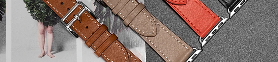 Howk ремешок для часов Apple Watch Series 4 3 2 1 38 мм 40 мм 42 мм 44 мм браслет умные аксессуары наручные часы для Apple Watch Herme Band