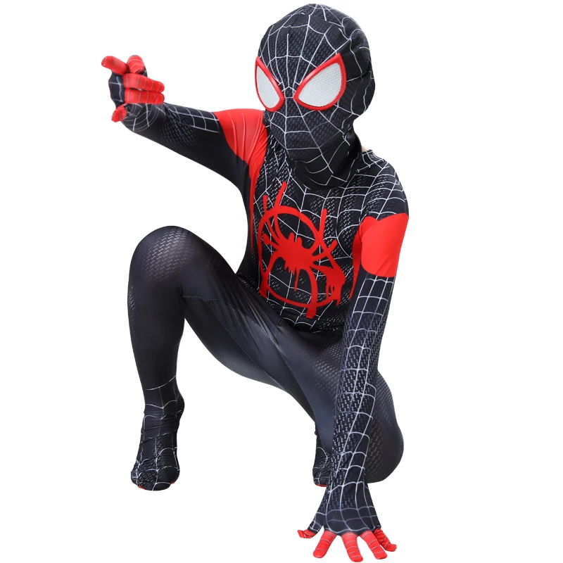 

bluey kids cosplay spider costume man suit kids anime mask zentai anime miles morales fantasia