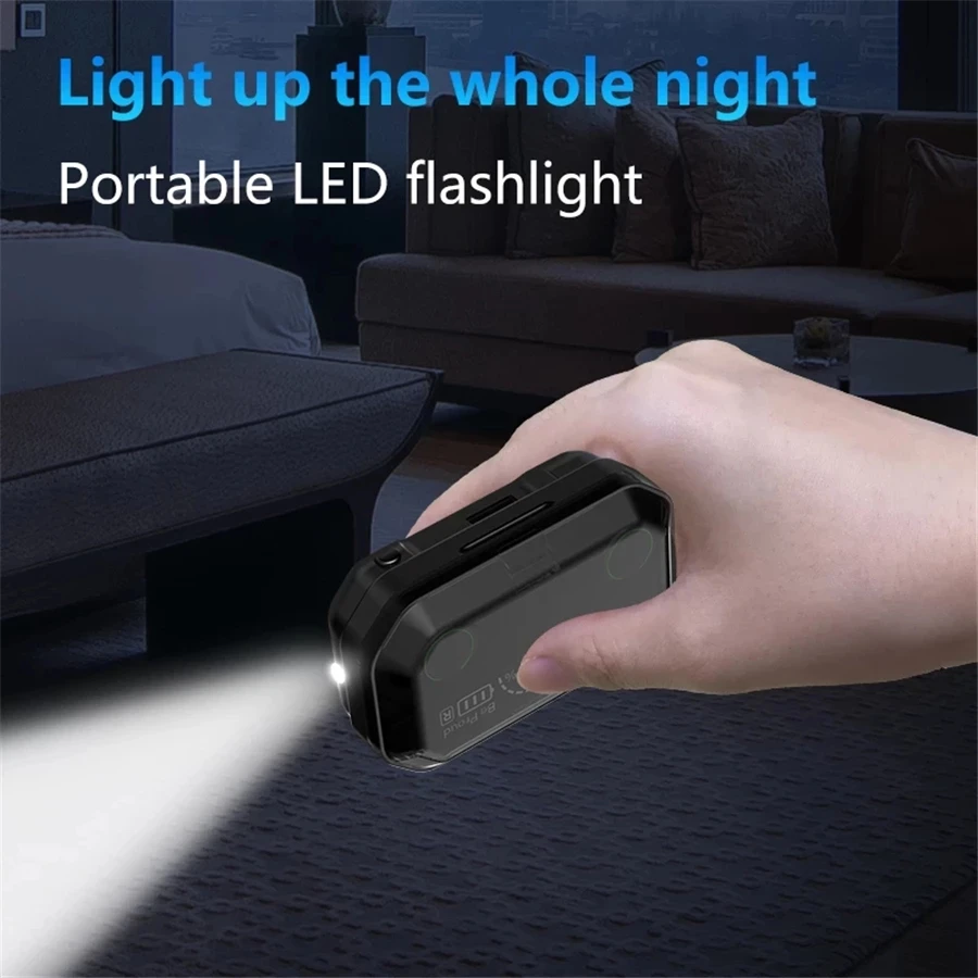 

FDGAO New TWS Bluetooth 5.1 Earphones 2000mAh Charging Box LED Display Earbuds Touch Control Waterproof Noise Reduction Headsets