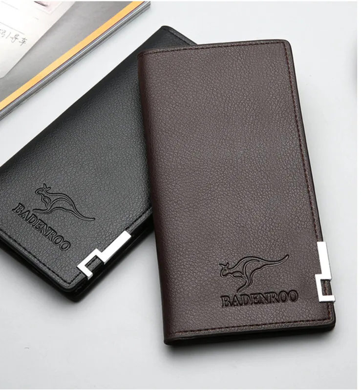 LKX Длинные мужские кошельки из искусственной кожи BF s Кошельки Держатели высокого