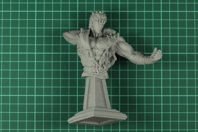Каучуковая фигурка 1/10 кулак Северной Звезды Kenshiro статуя Неокрашенный гараж смолы модель комплект