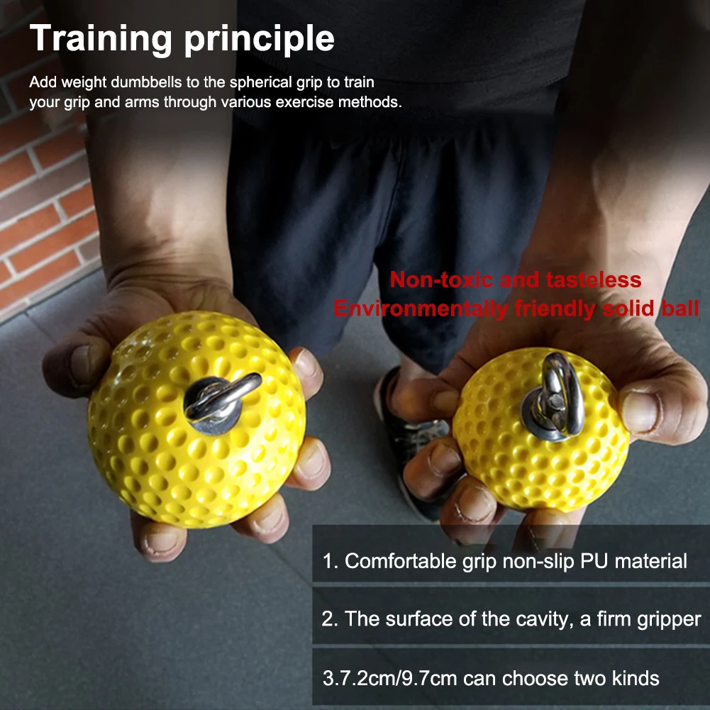 

72/97mm Pull up Balls Non-Slip Hand Grips Strength Trainer Exerciser Hand Grip Ball Exerciser Finger Trainer Grip