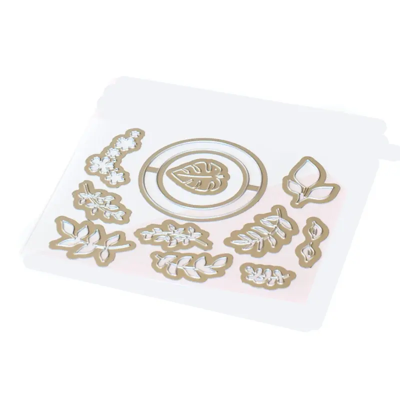 2021 New Leave Die Cuts Metal Cutting Dies and Scrapbooking For Paper Making Decoration Embossing Card Frame Craft | Дом и сад