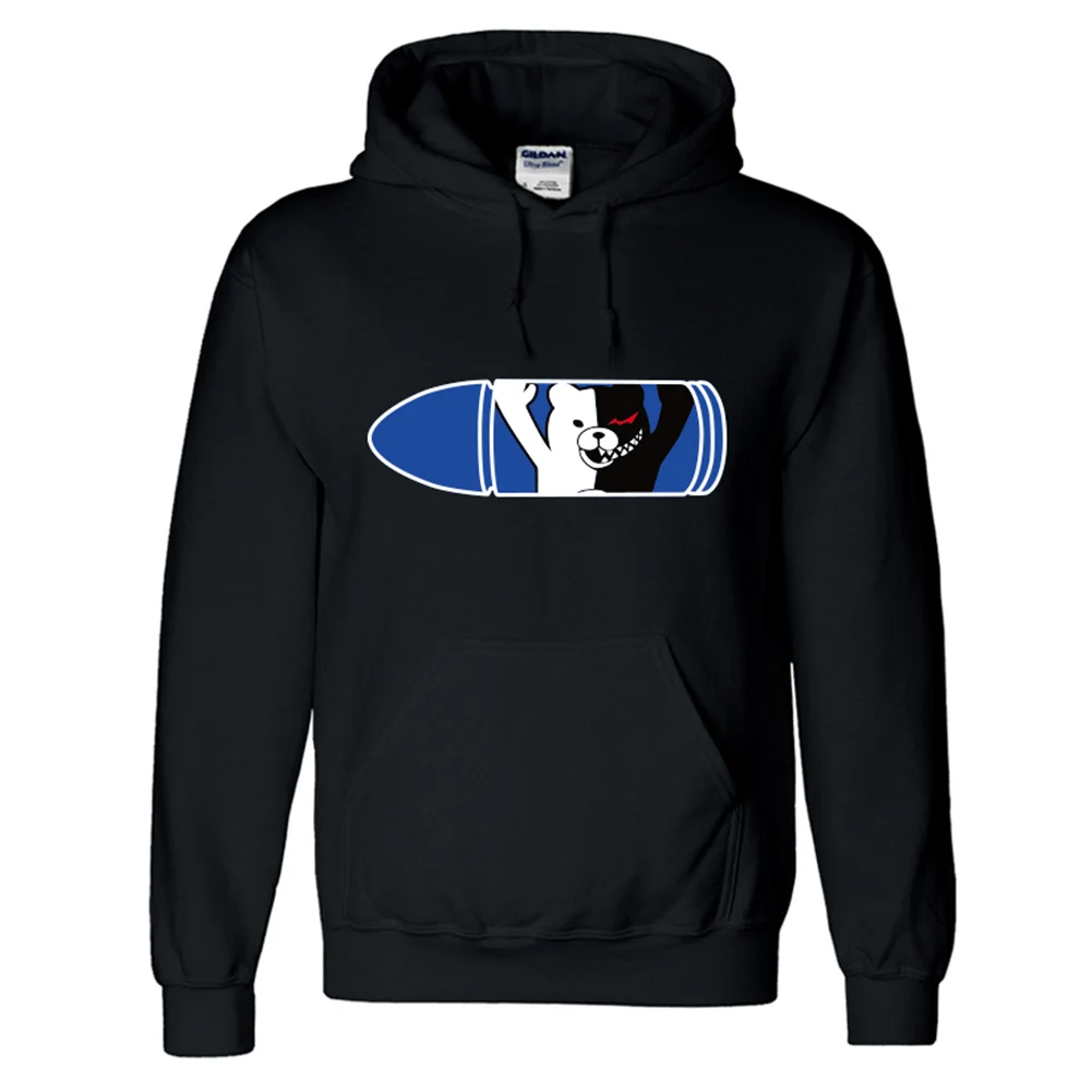 

Danganronpa Косплей Монокума Толстовка 3D с принтом; Женская и мужская одежда из хлопка модная повседневная Уличная одежда пуловер