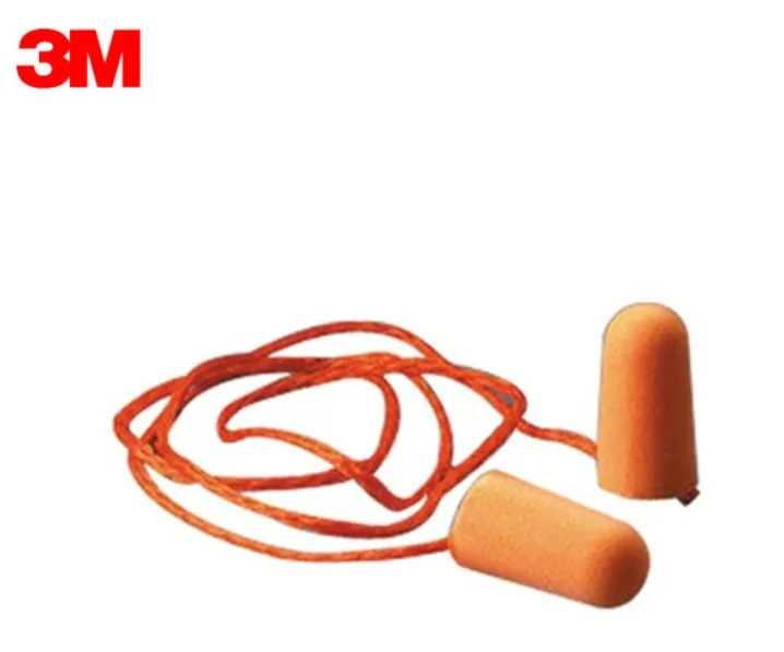 

2022 NEW 1/3/5/10/100PCS 3M 1110 Corded Disposabl Foam Ear Plugs Individually Packaged