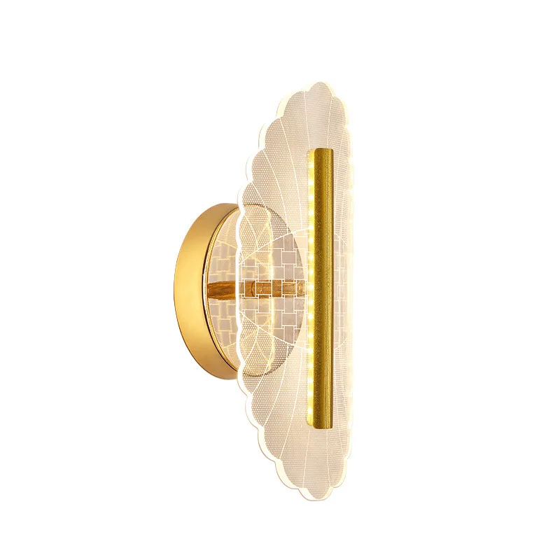 

Nordic Acylic Wall Sconce Modern Wall Bracket Light AC 220V Hallway Living Room Bedroom Bedside Wall Mount Lamp Warm White Light