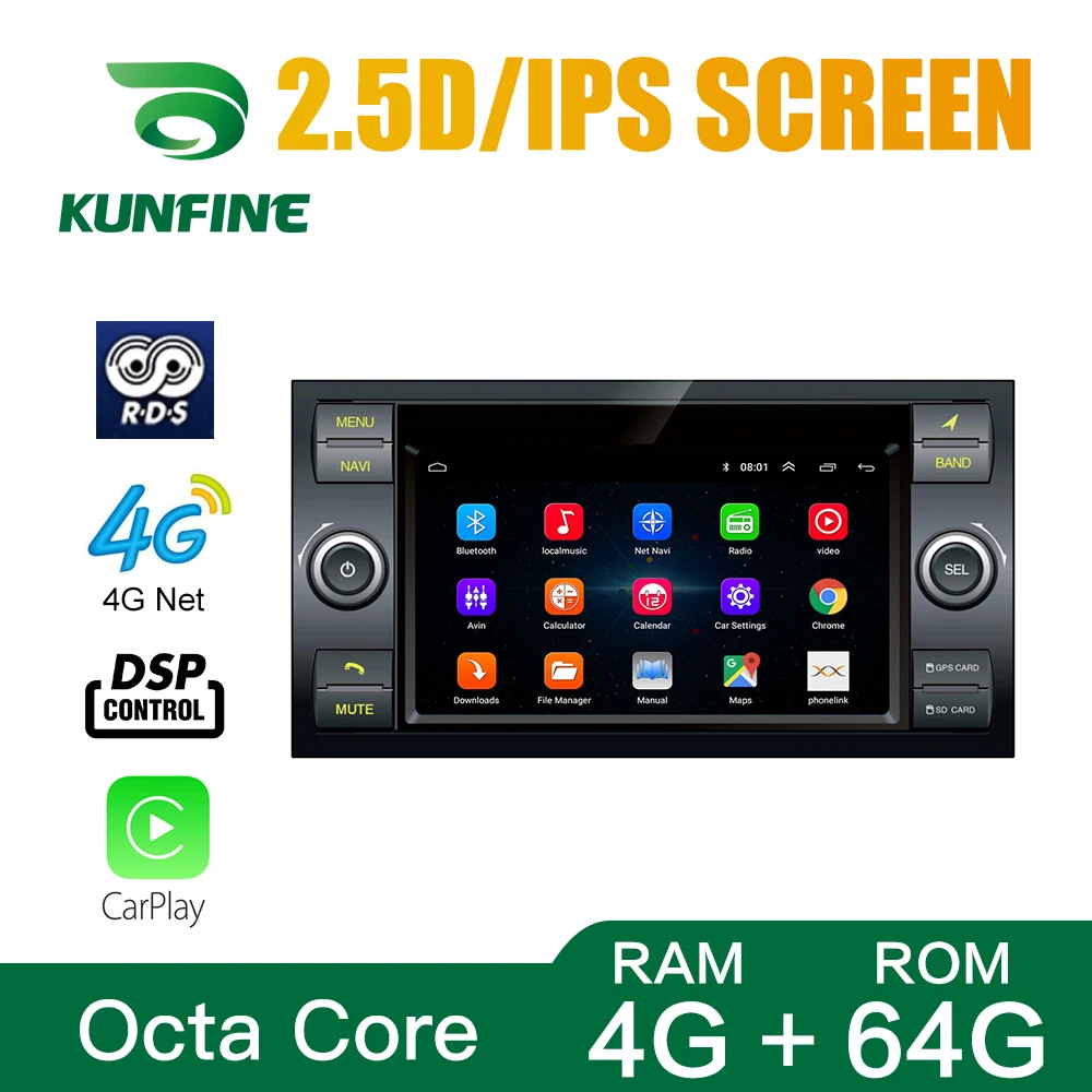 

Car Stereo For Ford Focus Fusion Edge Taurus Android Octa Core 4GB 64GM Car DVD GPS Navigation Player Deckless Car Radio