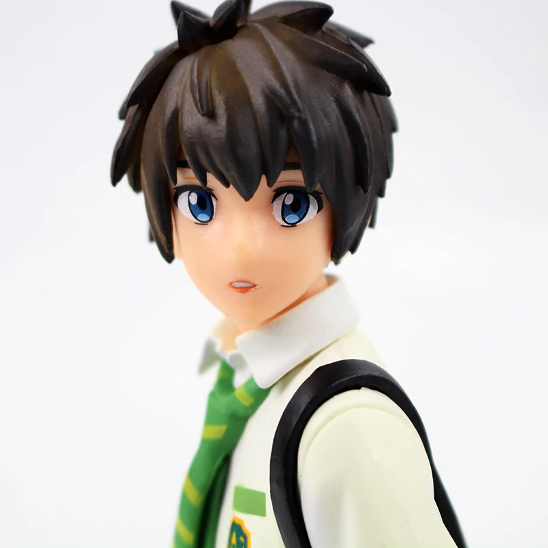 

2pcs/lot 22cm Anime Your Name Tachibana Taki Miyamizu Mitsuha PVC Action Figure Collection Model Toy Doll