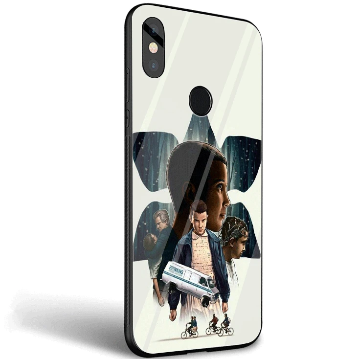 Mobile Phone Case Glass TPU for Xiaomi mi Note7 5 6 Pro Poco F1 A1 A2 4X 5X 6X 9 Cover Strange things hot TV strangers stuff sea | Мобильные