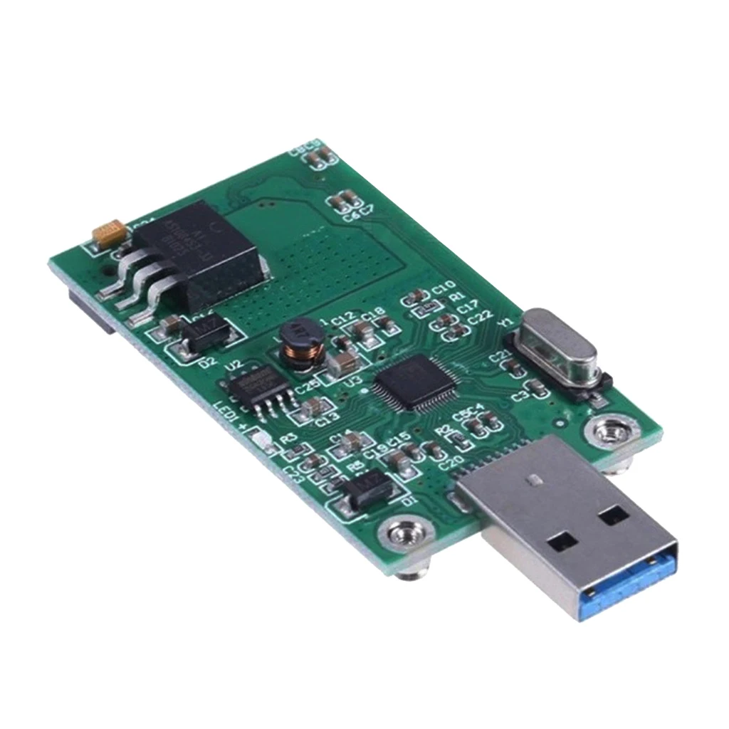 1pcs Mini PCI-e MSATA SSD To USB3.0 Converter For 1.8 &quot(standard Size) Drives | Компьютеры и офис