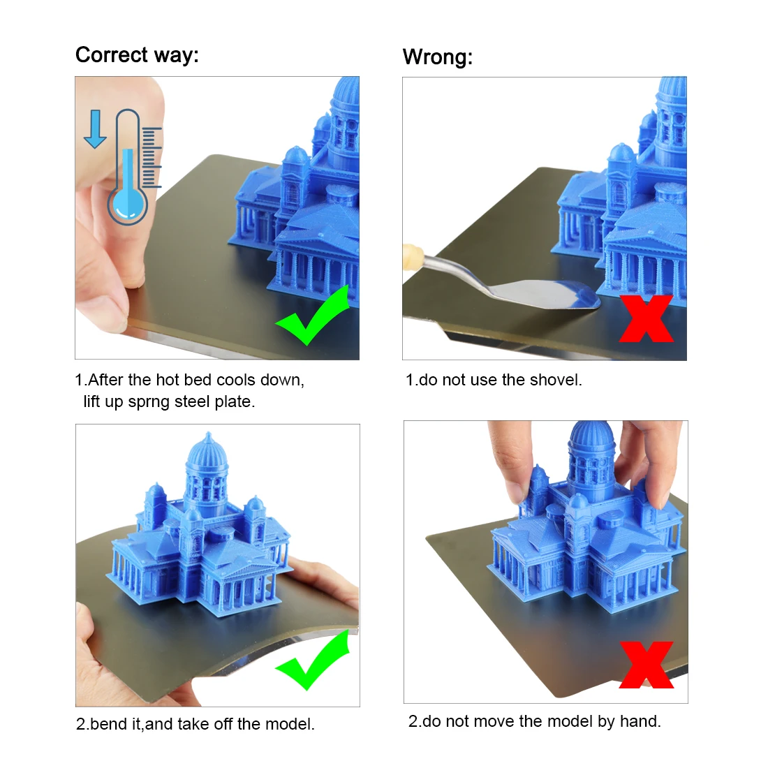 Новый обновленный пружинный стальной лист предварительно приложенный PEI +
