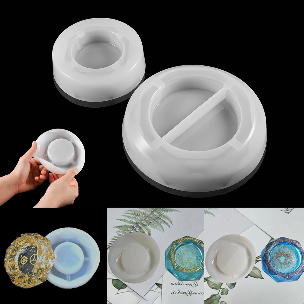 

Ashtray Epoxy Resin Mold DIY Diamond Shaped Ash Tray Silicone Casting Mould For DIY Jewelry Holder Crafts Home Decorations