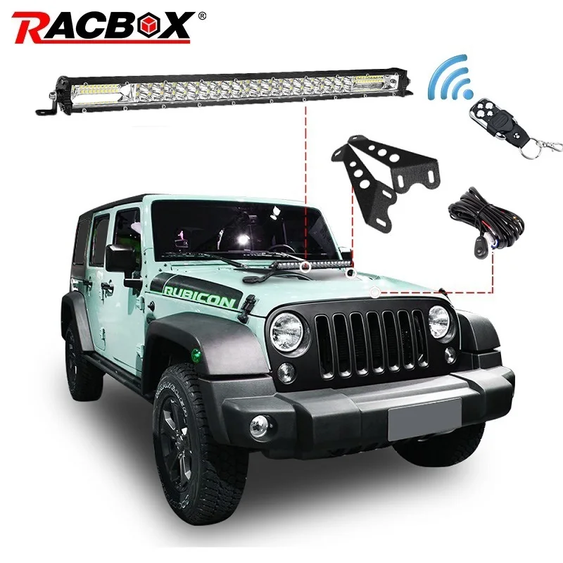 Светодиодсветодиодный панель рабосветильник RACBOX 20 дюймов 120 Вт комбинированный