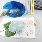 Палетка для рисования ручной работы, литые формы для смолы, 10x8 дюймов, овальная форма, художественная палитра, форма для смолы, сделай сам, художественное ремесло, краска J22 21, Прямая поставка