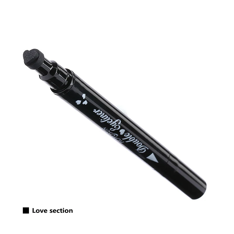 Новая Подводка для глаз с двойной головкой и эффектом Луны черный штамп печать