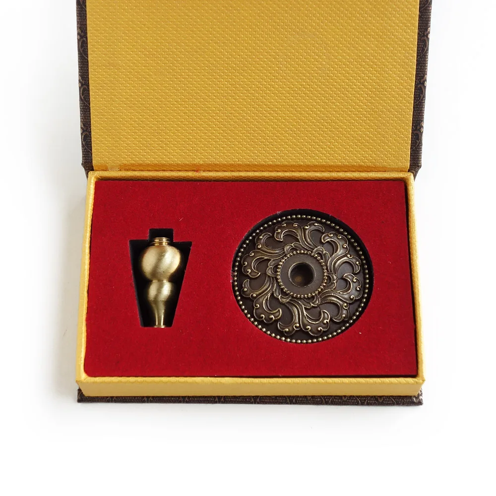 Держатель для курильницы классический резной металлический инструмент ручной