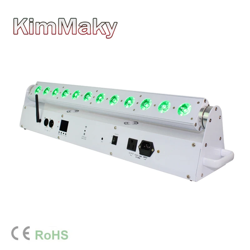 Светодиодное освещение Maky DJ 12*18 Вт RGBWA + УФ светодиодная панель Uplights 6 в 1