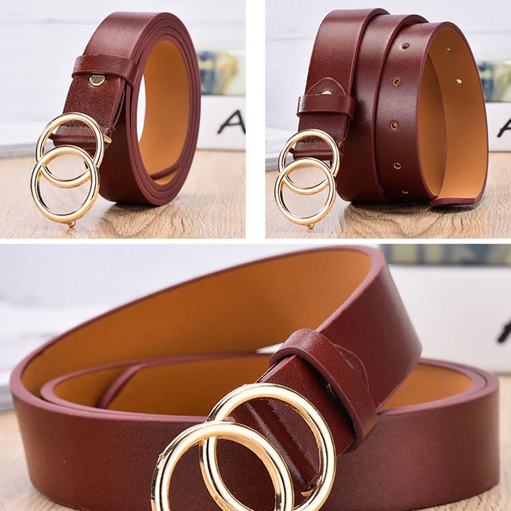 Женский модный кожаный ремень с пряжкой|Женские ремни| |