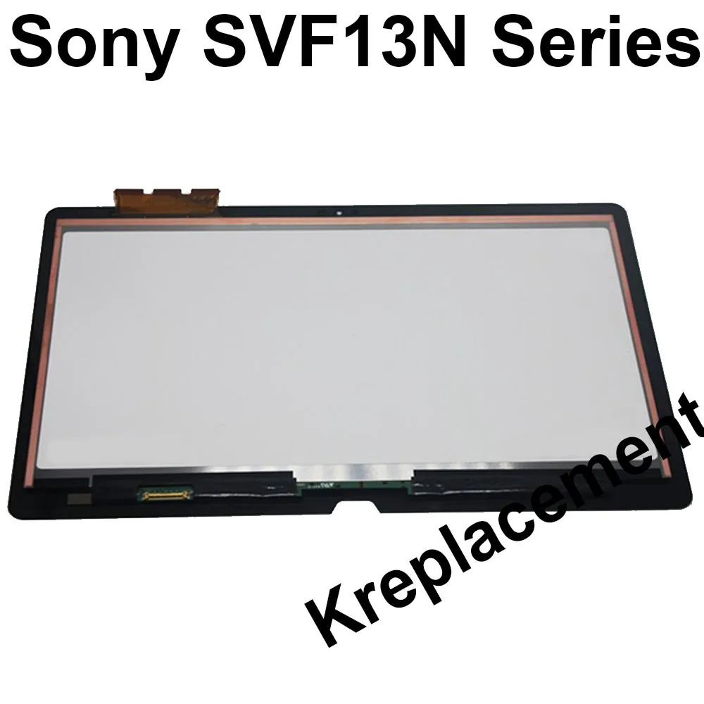 

For Sony Vaio SVF13N2L2ES SVF13N12CGS 13.3" LED LCD Touch Screen Display Panel Assembly Replacement FHD