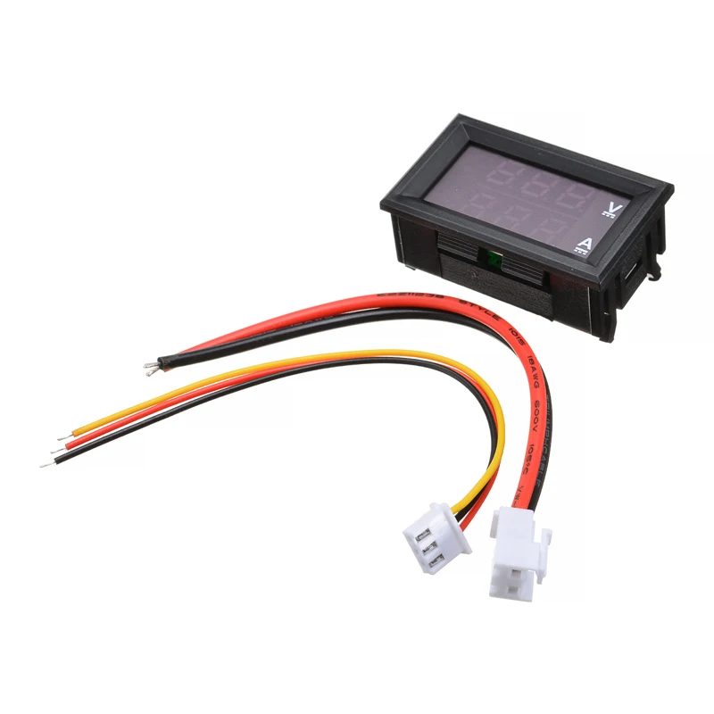 Электронный цифровой вольтметр амперметр постоянного тока 100 в 10 а светодиодный