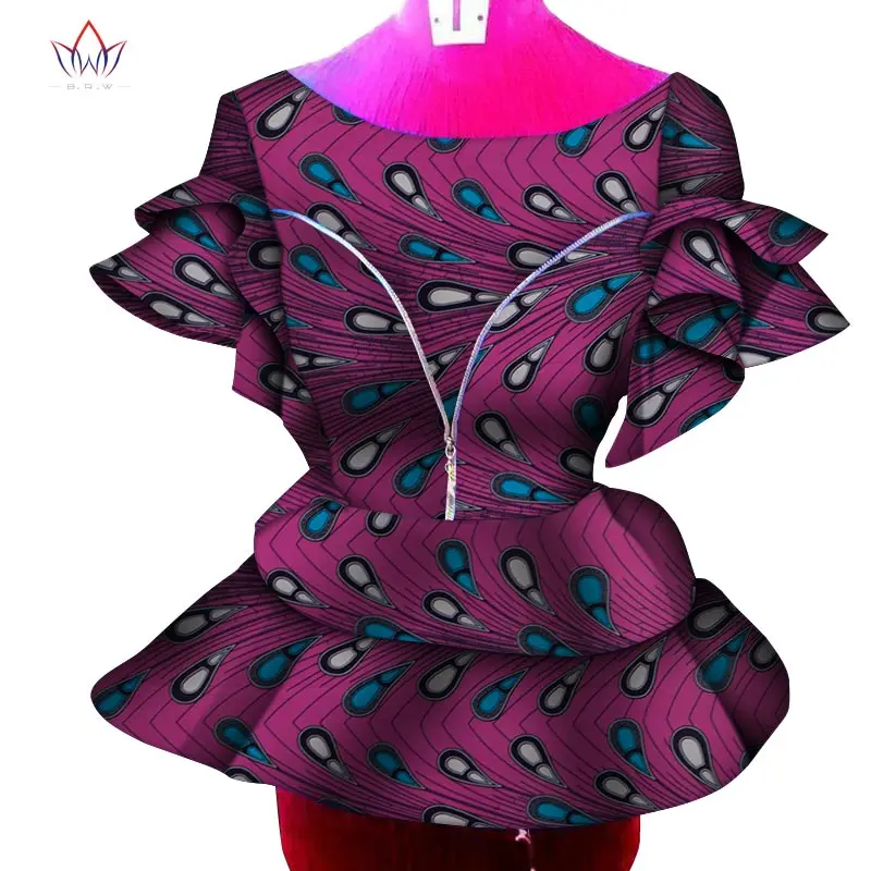 Африканская одежда Дашики африканская рубашка для женщин Базен Riche Анкара принт