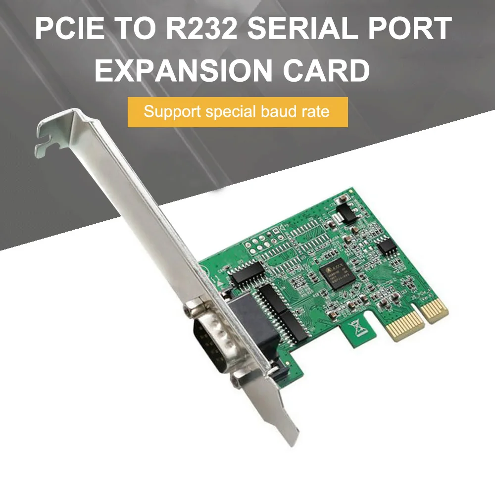 

Плата расширения PCI-E, серийная плата Pcie AX99100 чип для принтера 9 Pin, карта расширения RS232, Карта контроллера расширения, PCI Express адаптеры