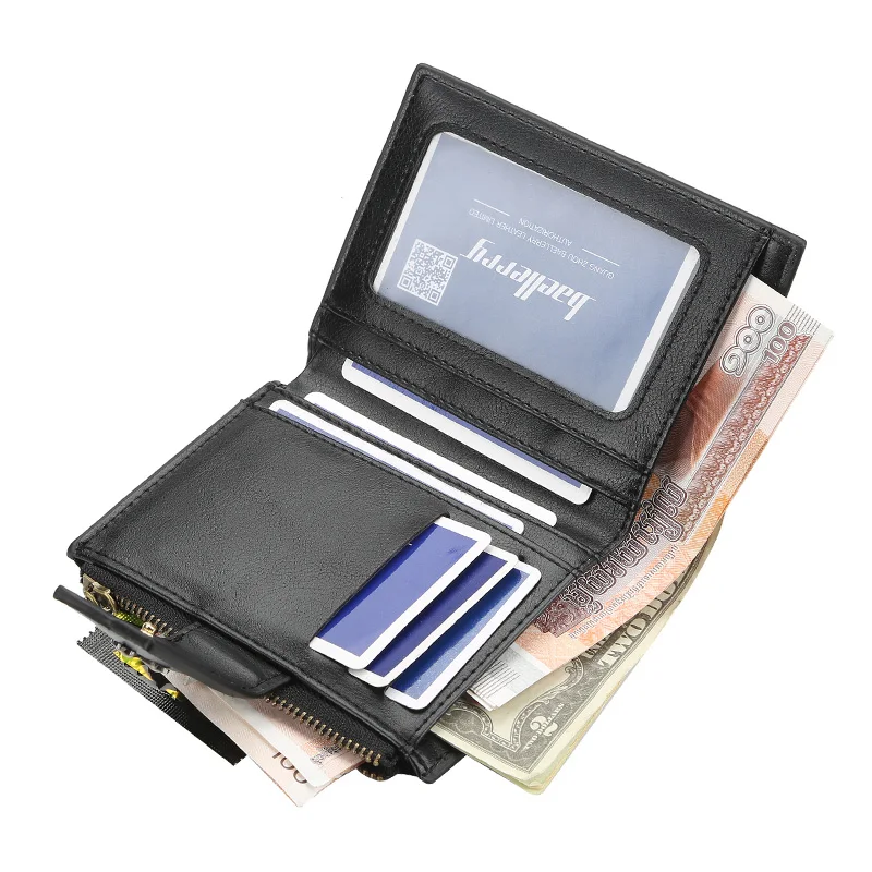 Small Card Holder Lady Purse for Women Wallet Female 2019 Vintage Purses Money Bag Leather Vallet Zipper Retro Pink Black Walet | Багаж и