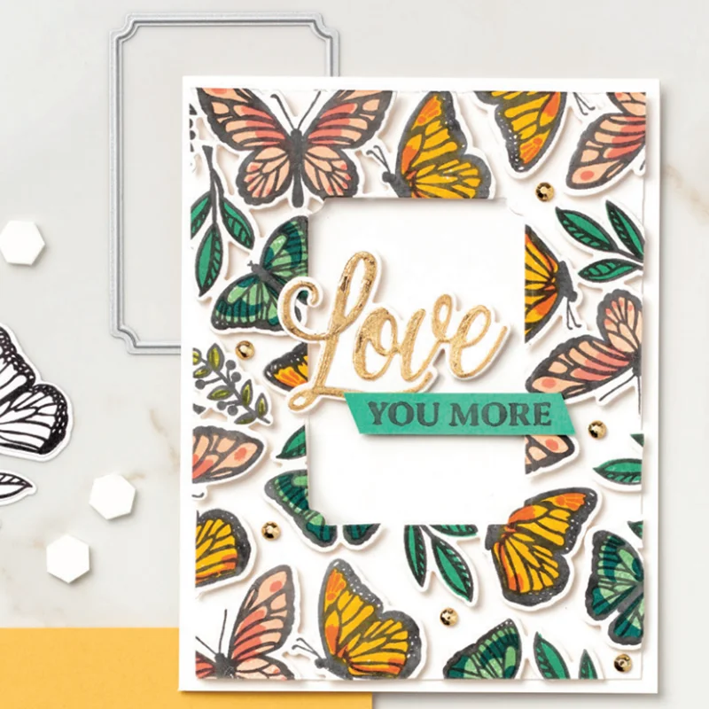

Butterfly Metal Cutting Dies And Stamps Stencil for DIY Scrapbook Stencils Photo Album Paper Card Decorative Craft Embossing Die