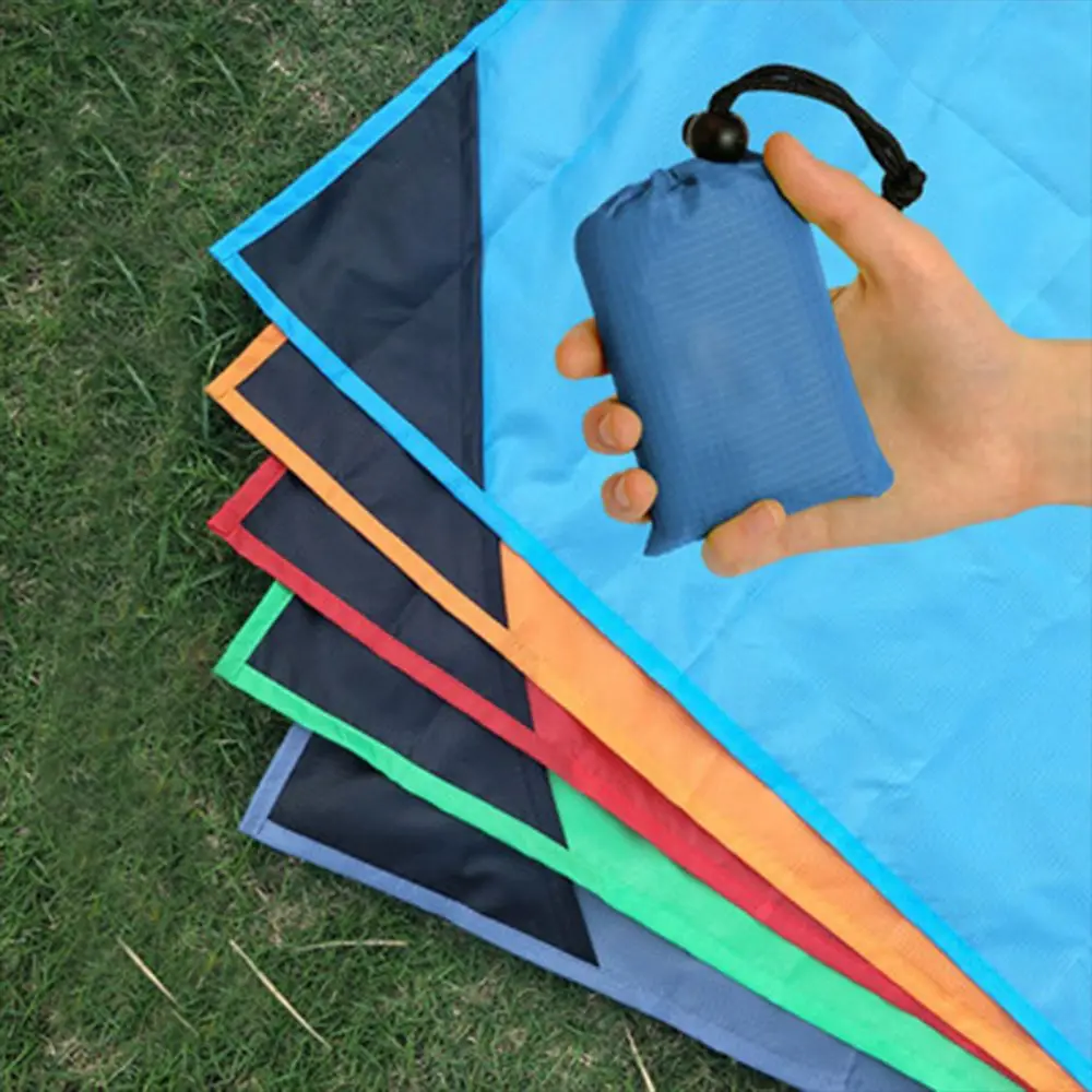 

Floor Tarp Picnic Mat 5 Colors Camping Hiking Sack Ultralight Pocket Tents Folding Camping Tent Footprints Beach Tarps
