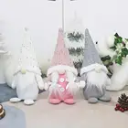 2021 Счастливого Рождества шведский Санта гном плюшевая кукла шерстяные милые украшения ручной работы игрушечные эльфы Рождественский Декор для вечерние подарок